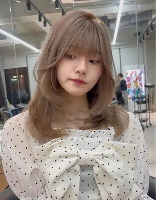 ミディアム カラー 【博多髪質改善】 吉村 清志のヘアスタイル