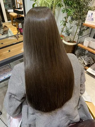 ロング カラー 🌻似合わせレイヤー ／骨格補正カット🍀のヘアスタイル