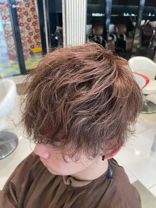 ミディアム ショートカット │ 白髪ぼかし│ゆうまのヘアスタイル