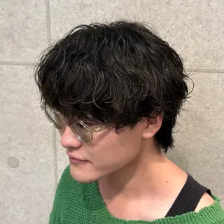 パーマ メンズ 佐瀬 翔 髪質改善 /メンズパーマのヘアスタイル