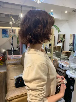 ミディアム パーマ 【takk】 ナカヤママサヨシのヘアスタイル