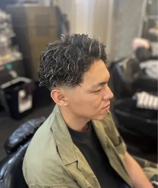 ミディアム メンズカット ひでよしのヘアスタイル