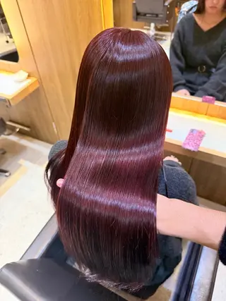 ミディアム カラー ヘアアレンジ エクステ/髪質改善 🖤RYUSEI🖤のヘアスタイル