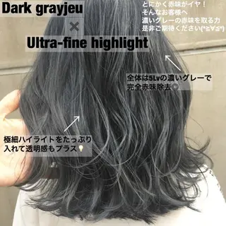 ミディアム カラー 【渋谷で人気】艶髪× 髪質改善/ツヤカラーのヘアスタイル