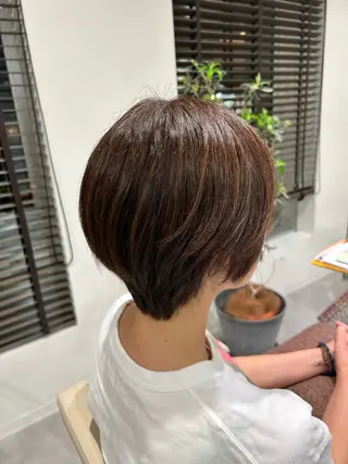 ショート 白倉 仁奈のヘアスタイル
