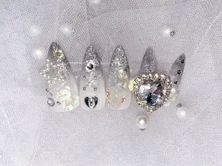 ロング カラー Nail Salon +Aのネイルデザイン