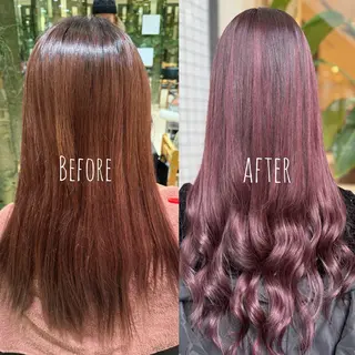 ロング カラー ❤️MASAKO❤️ 🌸🩷エクステ🩷のヘアスタイル
