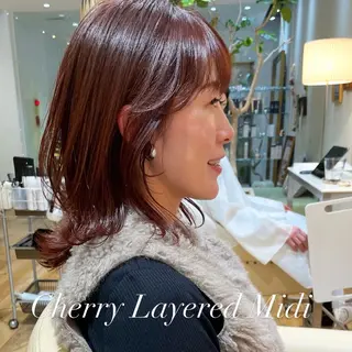 ミディアム 北谷 安博のヘアスタイル