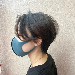 ショート 新宿/レイヤーカット 韓国ヘア/海外ヘアのヘアスタイル