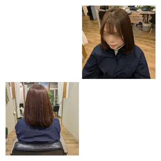ミディアム 有馬 葵のヘアスタイル