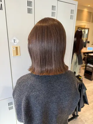 ミディアム カラー 甲斐 千尋のヘアスタイル