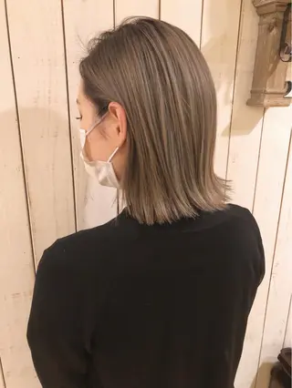 ミディアム Noe心斎橋 堀田 朋宏のヘアスタイル