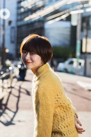 ミディアム カラー 白髪ぼかし/ショート /ミニボブだいじのヘアスタイル