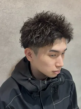 ショート パーマ メンズ パーマ指名率No.1 /メンズ特化はるひのヘアスタイル