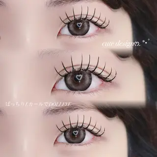 マツエク・マツパ crebia🎀 Riaraのマツエク・マツパデザイン