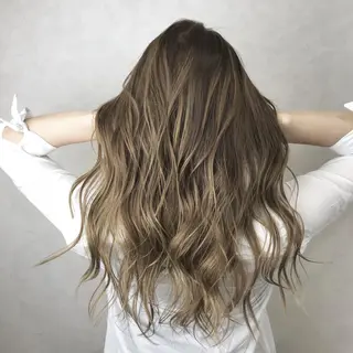 ロング カラー LUSTRE クロサワのヘアスタイル