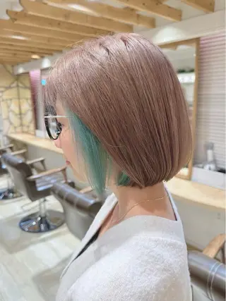 ミディアム 新宿 木下拓哉のヘアスタイル