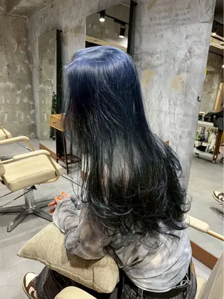 ロング 齋 花音のヘアスタイル