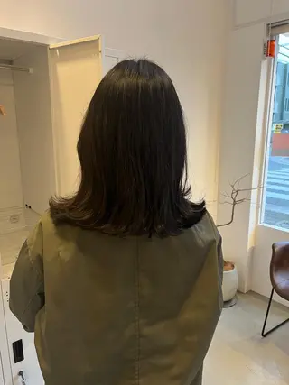 ミディアム 韓国好き🇰🇷 美容師MIKUのヘアスタイル