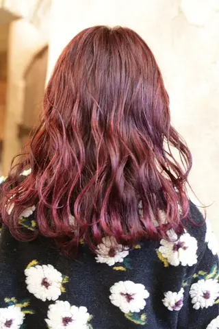 セミロング カラー 髪質改善/透明感 カラー高山奈夕のヘアスタイル