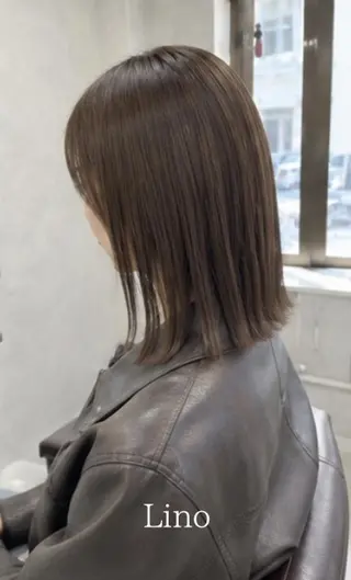 ミディアム Lien 髪質改善ストレートのヘアスタイル