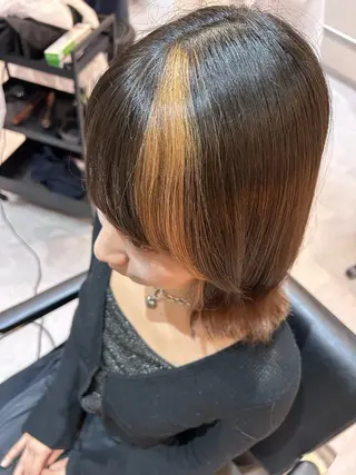ミディアム カラー TOSHIKI 透明感カラー🌈のヘアスタイル