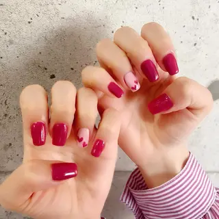 セミロング カラー パーマ ヘアアレンジ メンズ キッズ ネイル マツエク・マツパ アイブロウ Salon Ｋのネイルデザイン