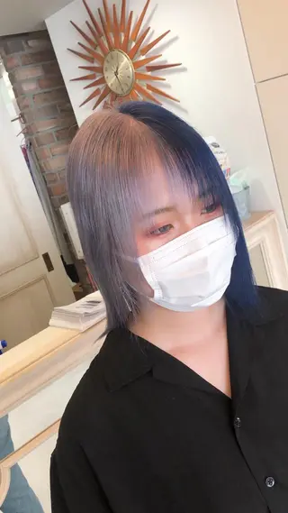 ロング カラー デザインカラー🎨 下北沢 / 磯部のヘアスタイル