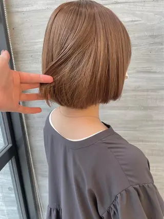 ロング カラー NANO/ ブリーチ×レイヤーのヘアスタイル