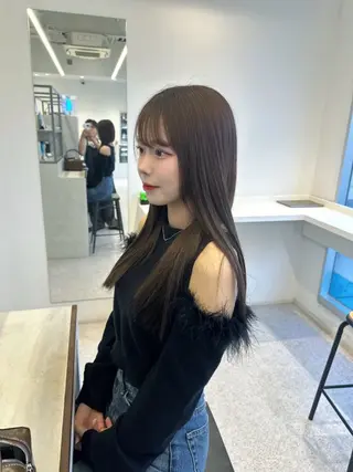 ロング カラー 中 海斗のヘアスタイル
