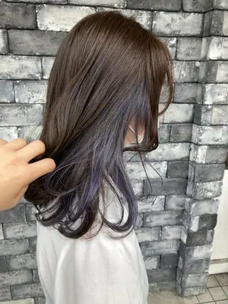 セミロング カラー ✂️似合わせの魔術師 石田一樹✂️のヘアスタイル