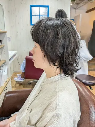 ショート パーマ マルキーズ Sacoのヘアスタイル