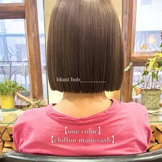 ミディアム カラー ⌇🌹透明感カラー 🌹ᴍᴇɢᴜᴍɪ ⌇のヘアスタイル