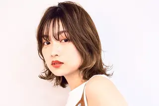 ミディアム 清家 大輔のヘアスタイル