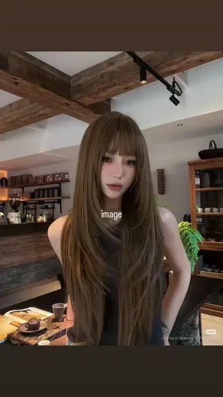 カラー MINX 白石 漣のヘアスタイル
