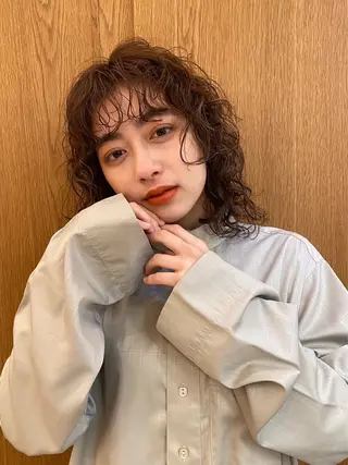 ミディアム パーマ 原宿/ケパーマ 🧺ユウマのヘアスタイル