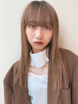ロング stylist　篠崎 憲一のヘアスタイル