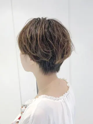 ショート パーマ 増山 大起のヘアスタイル