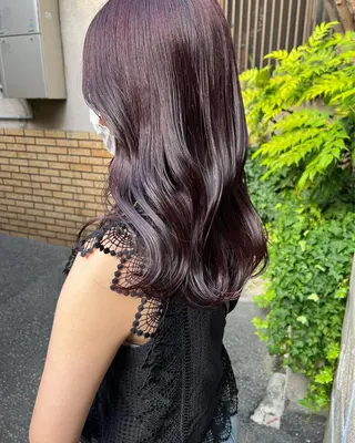 ミディアム スダユーヤ 💫推しカラーウルフのヘアスタイル