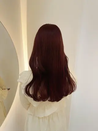 ロング カラー ヘアアレンジ 透明感カラー🩵 レイヤーカットYUIのヘアスタイル