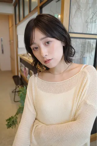 ミディアム 松井 涼馬のヘアスタイル
