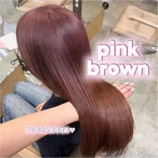 ミディアム カラー 色落ちまで可愛い ヘーゼルベージュ🤎のヘアスタイル