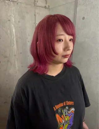 ミディアム カラー 🎗️かとう しほ🎗️のヘアスタイル