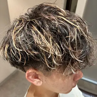 パーマ メンズ 美桜🪽🫧 ショート特化のヘアスタイル