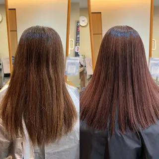 セミロング カラー 美容室 LA BEAU大塚店のヘアスタイル