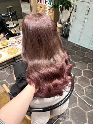 カラー 🎀透明感˖⊹あすか 東橋本🪄︎︎⸝‪⸝のヘアスタイル