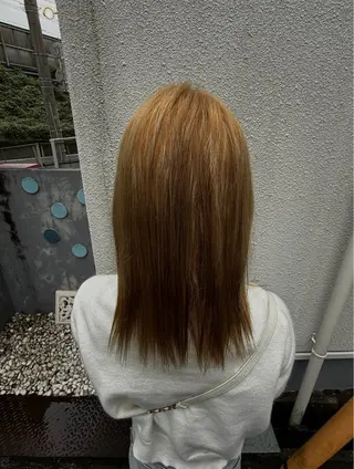 ミディアム カラー 大立 七夏のヘアスタイル