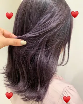 ミディアム カラー 新宿駅近♡個室 ♡関口三都季🌜のヘアスタイル