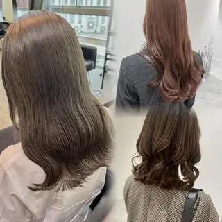 ロング 🧸ダブルカラー/ベ ージュ🍪さりなのヘアスタイル