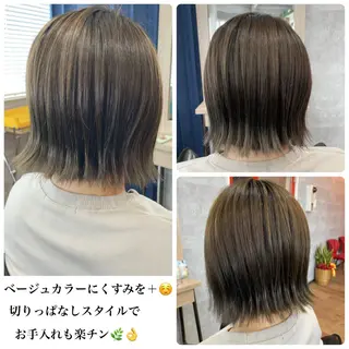 ミディアム ＳＨＩ ＺＵのヘアスタイル